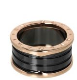 Anel Bvlgari BZero Ceramica Preta Novo Modelo