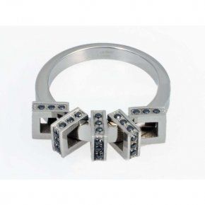Anel Cartier Com Onix