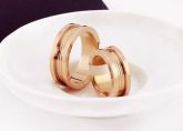 Anel modelo Bvlgari BZero Fino Rose Gold